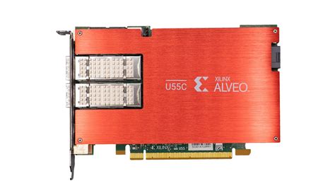 The Alveo <b>U55C</b> card is a single-slot full height, half length (FHHL) form factor with a low 150W max power. . Xilinx u55c